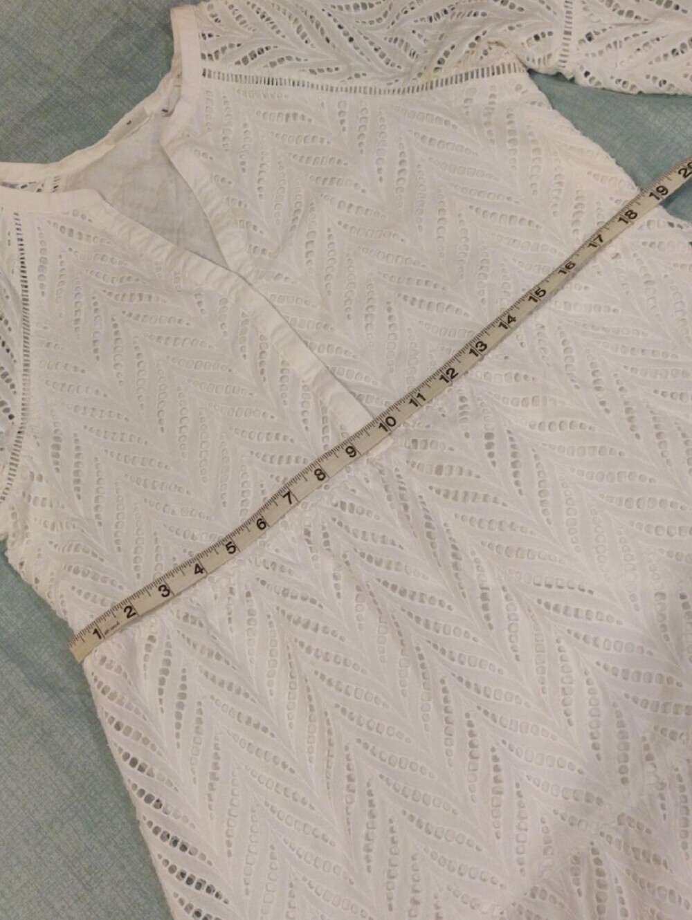 S.Oliver White Eyelet Lace Tiered Dress - Picture 4 of 15